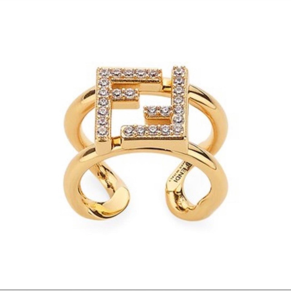 Fendi Double F Ring Gold